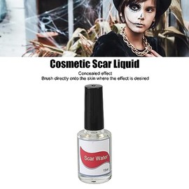 Colodión Rígido de Maquillaje con Pincel, Líquido Cicatrizado de Maquillaje, Maquillaje de Cicatriz Líquido, Efectos Especiales Cosméticos Realistas L