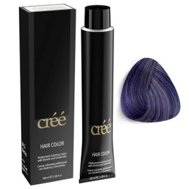 Cree Professional 7 - Pastel Blue - Permanent Hair Color - Long Lasting, Rich Vibrant - Gray Coverage 100ml - 3.4 fl.oz.