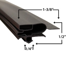 Turbo Air M3R47-2 Gasket Magnetic Door Seal - 23 3/4 x 61 1/2 Compatible with Turbo Air Part # P8F3300602
