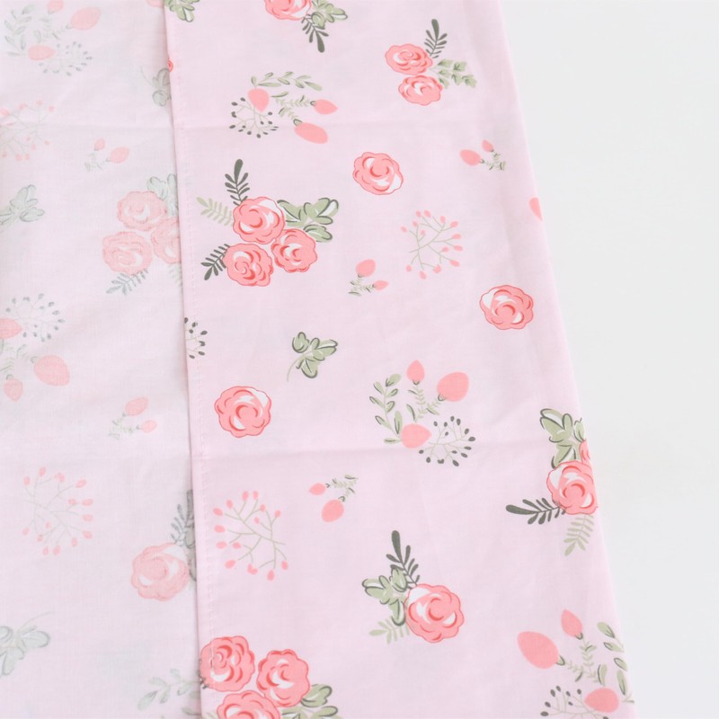 Decorative Queen Pillow Case with Envelope Closure 100 Percent Cotton