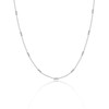 Tasiso Dainty Silver Choker Necklace Simple Chain Necklaces Shining Dots