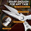 DRAGON RIOT Kitchen Shears, 2-Pack Kitchen Scissors, Gold Meat Cooking