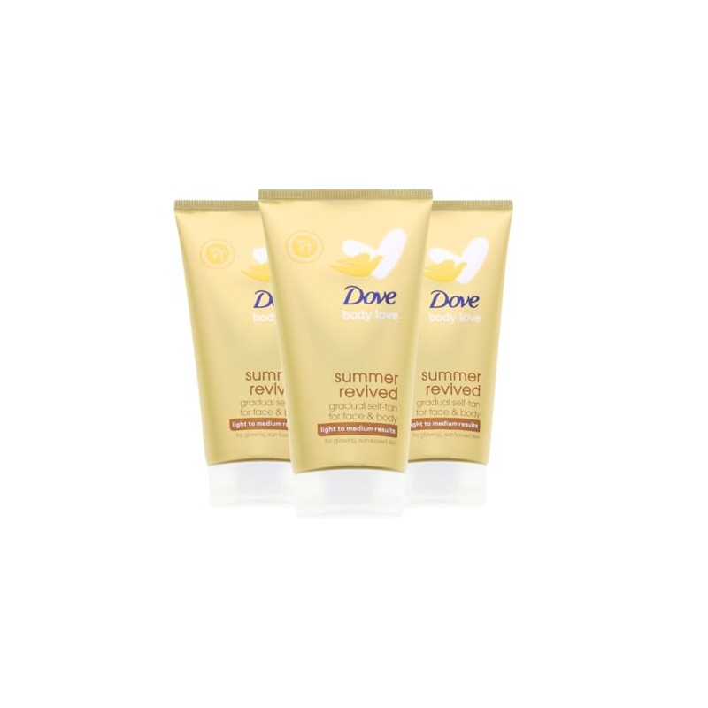 Dove Summer Revived Self-Tanning Lotion for Body Light Medium 75