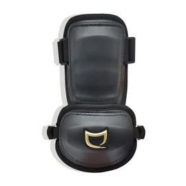 QLAEN Batters Elbow Guard Baseball and Softball for Adult Baseball Protective Gear PU Leather 2 Piece Elbow Pads Batting Protector