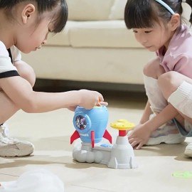 Flying Disc Launcher Toy for Kids Summer Yard Chasing Game Outdoor Birthday Gift