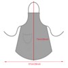 FAIRYGATE Aprons for Women Large Size Adjustable Neck Waterproof Aprons