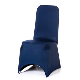 WedDecor Navy Banquet Chair Cover Stretchable cover for Weddings Decoration, Conferences, Events, Birthday & Christmas Parties, Hotel, Restaurant, 20pcs