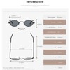 Kimorn Sunglasses Small Round Metal Frame Oval Candy Colours Unisex