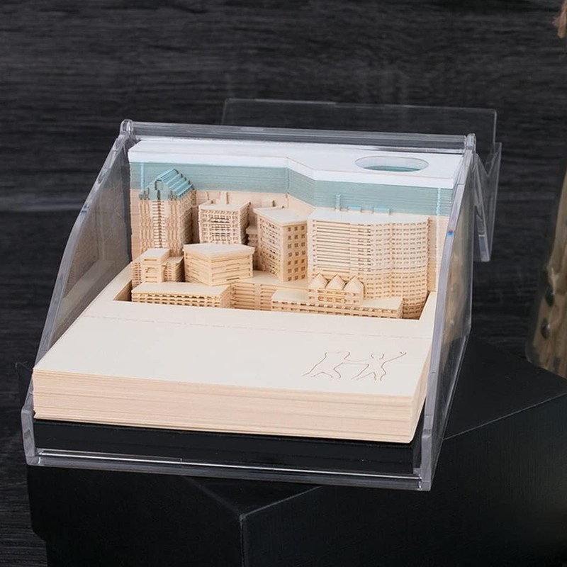 3D Memo Pad Sticky Notes Paper Craft DIY Home Decoration