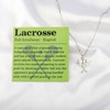 WSNANG Lacrosse Gift Lacrosse Pendent Necklace Lacrosse Jewelry Gift for
