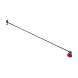 Non-Tangle Rod for Outrigger Flagpoles to Prevent Flag Wrapping Stainless Steel Rod Vinyl Clamp 4' Length