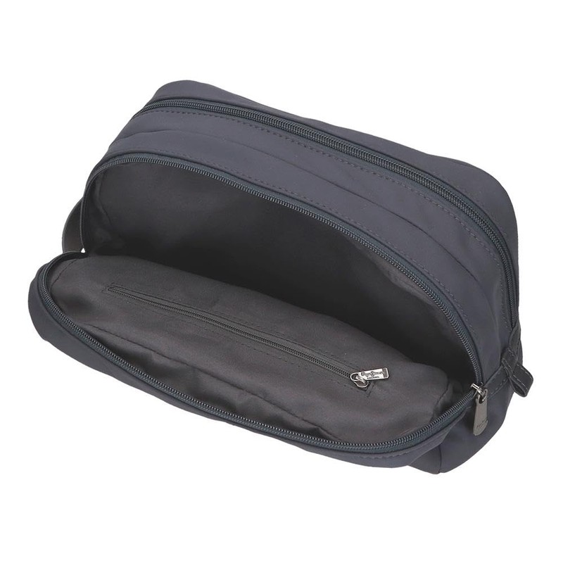 Pepe Jeans Corin Toiletry Bag Grey 26x16x12cm Polyester and PU