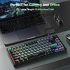 TECKNET Gaming Keyboard, 75% Wired Keyboard, RGB Backlit, 82-Keys with