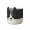 balvi Kitty Flower Pot Colour Black and White Original Flower