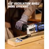 AVID POWER Oscillating Tool, 3.5-Amp Oscillating Multi Tool with 4.5°