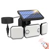 solar wall lamp split-in-one dual-use dual-sensor body sensor lamp garage