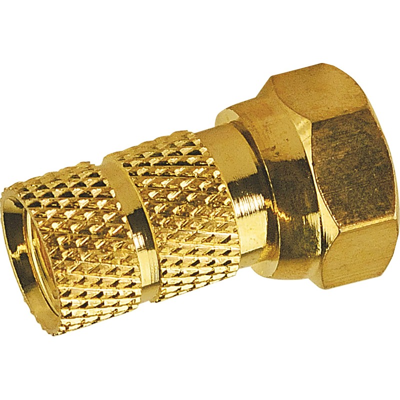 Schwaiger F GOFST6502537 (Diameter 6.5 MM Pack of 2 gold