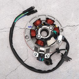 Magneto Stator Plate?Yctze Magneto Stator Plate Replacement for YX Kick Start Engine PIT PRO Trail Dirt Bike xpro stator plate with magnetic,125cc stator