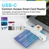 Portable Military CAC Card Reader USB C, DOD Military USB-C