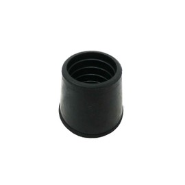 Shepherd Hardware 8620E 3/4-Inch Inside Diameter Rubber Chair Leg Tips, 40-Pack, Black, 3/4"