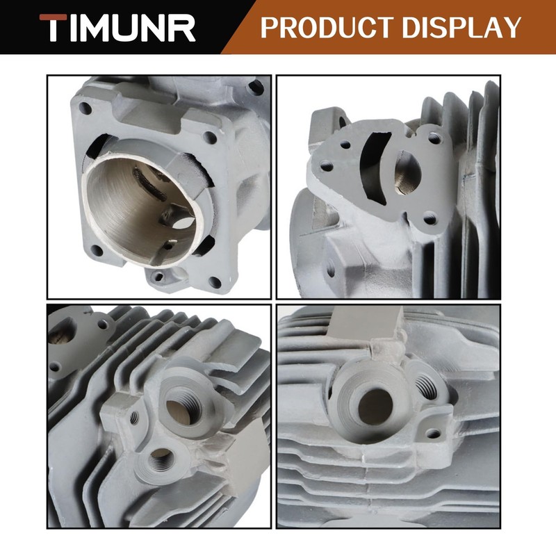 Timunr 44.7mm Cylinder Piston Gasket Kit Replacement for Stihl MS261