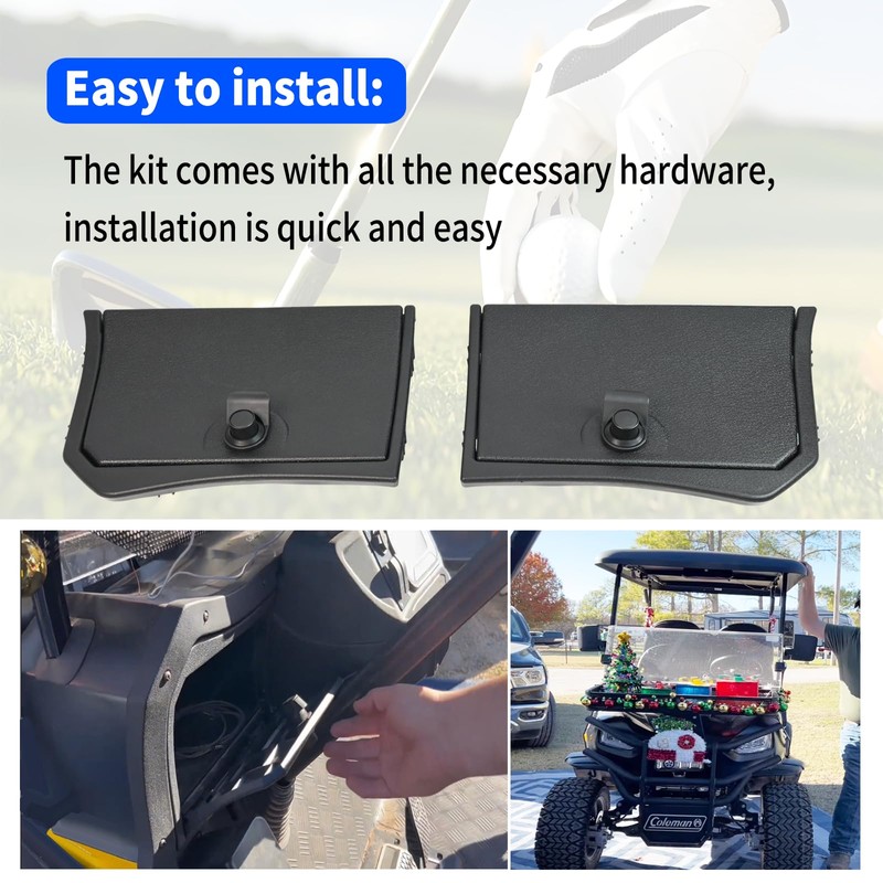 Golf Cart Glove Box Door Set Kit Compatible with Kandi