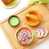 Prensa de Hamburguesas de Plástico, Molde Manual Redondo para Carne