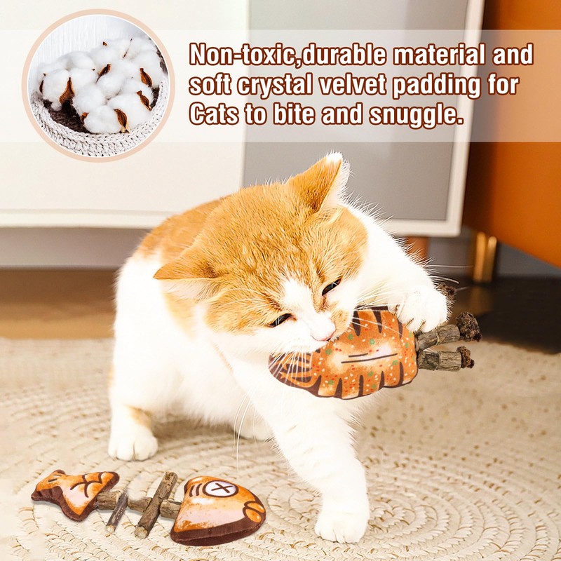 Havenfly Juguete Interactivo para Gatos en Forma de Pez -
