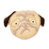 Staedter Embossing Pug Face Cookie Cutter, Silver