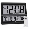 TEMU Atomic Clock Large Display Black