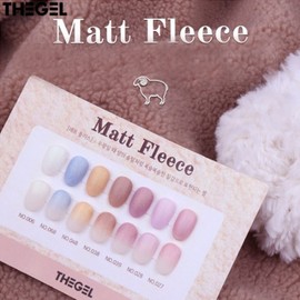THE GEL Premium Gel Nail  10g [Matt Fleece Series], Color:#068 Blue Pearl