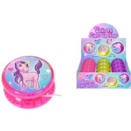 KandyToys Responsive Bright Unicorn Light Up LED Kids Yoyo | Three Colours | Kids Toys | 5.5cm