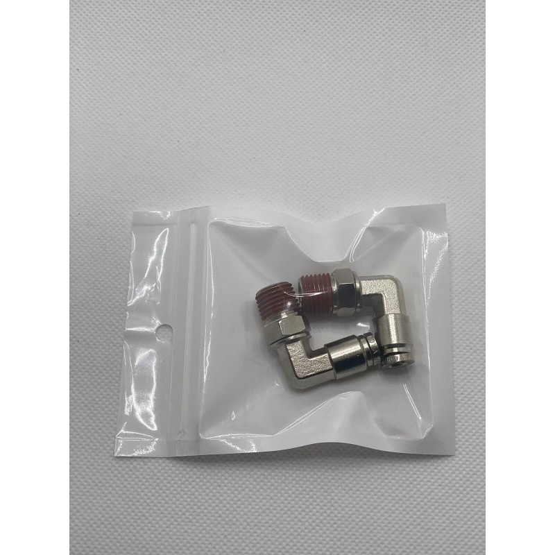 Air Suspension Fittings 2x 1/4" NPT To 1/4" PTC 90