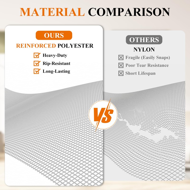 MAGZO Magnetic Screen Door, Fits 48'' x 80'' Door(Mesh Size