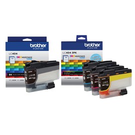 Brother 4-Color Ink Cartridge Set, LC404
