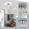 Loiogohot Hallway Light Fixtures Ceiling,Modern Chrome Crystal Ceiling Lights Fixture,