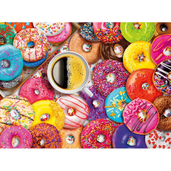 Buffalo Games - Aimee Stewart - Coffee and Donuts - 1000 Piece Jigsaw Puzzle Multi, 26.75"L X 19.75"W