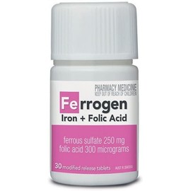 Ferrogen Buy Ferrogen Iron Plus Folic Acid 30 MR Tablets Online