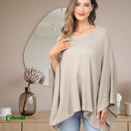 Catwald Manta de Lactancia Multifuncional para Amamantar – Funda Transpirable y Suave tipo Poncho Cobertura 360° para Lactancia Materna | Uso como Cubre Asiento, Carriola y Bufanda,Diseño Elegante (Color 2)