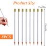 8 Pcs Eraser Pencils for Artists, Wooden Highlight Drawing Erasers,