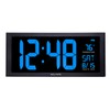 AcuRite 76100M Oversized LED Clock with Indoor Temperature, Date and