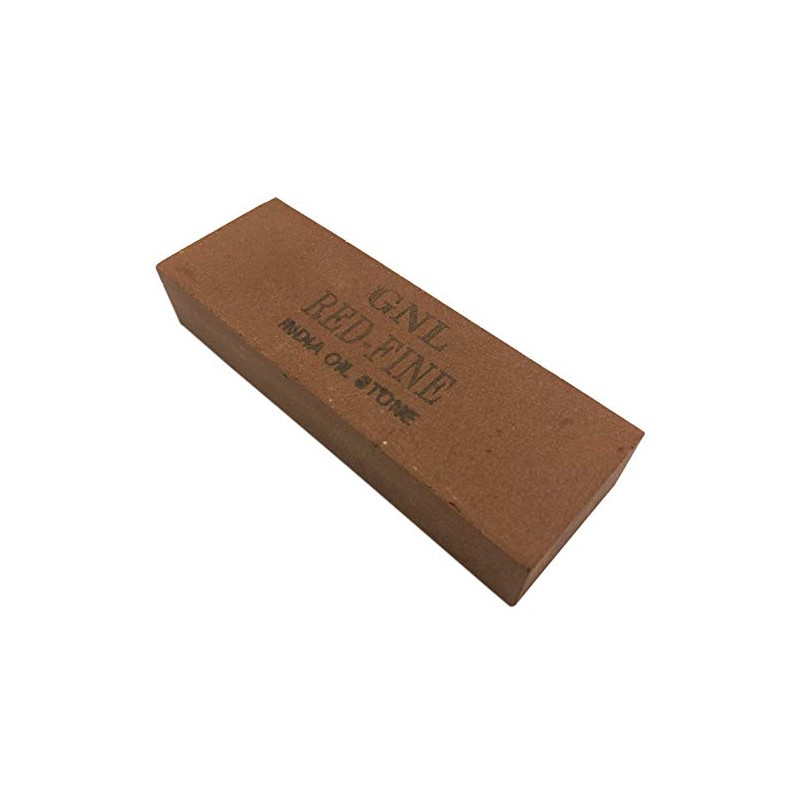 Jewellers Tools India Oil Stone Sharpening Stone 150mm/6 (Red) :