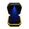GBYAN Ring Box with LED Light Plastic Jewelry Display Gift