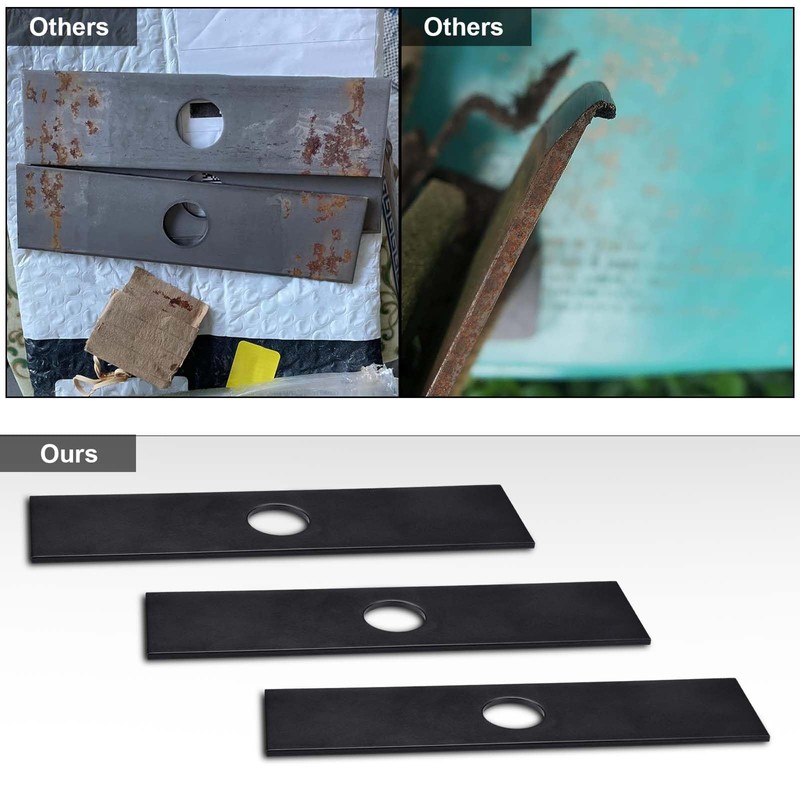 Geosiry 12 Pack Edger Blades 1 Inch Center Hole, Compatible