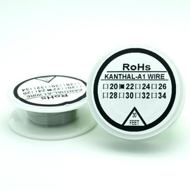 KANTHAL A1 Type Resistance Wire 30ft (10m) Spool 22-32G AWG (22G)