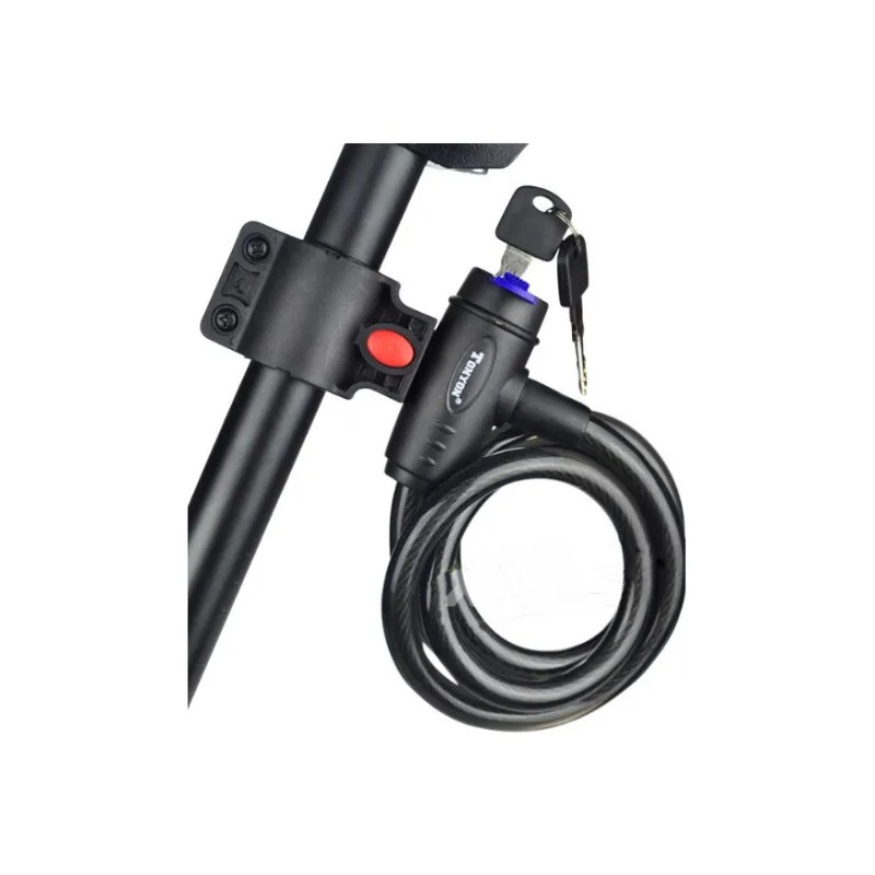 Candado Cable Cadena Seguridad Para Bici O Moto 1.2m Y