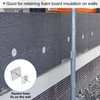 PATIKIL 30mm Self Stick Insulation Pins, 50Sets Washers Aluminum Insulation