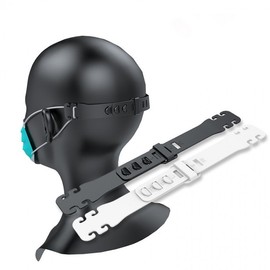 Mask Band for Ear Pain Prevention M10006 Black 16ea