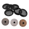 Operitacx 6pcs Round Vent Covers for Wardrobe Stainless Steel Mesh
