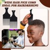 Nuogo Hair Pick, 24 Pcs Curly Hair Afro Comb for